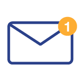 Email Notifications Timecloud Email Invites/ Notifications Icon