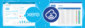 Xero + Timecloud In Text Banner Image