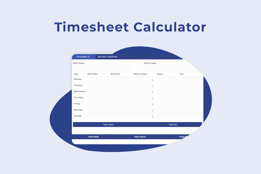 Timecloud Free Weekly Timesheet Calculator Feature Image
