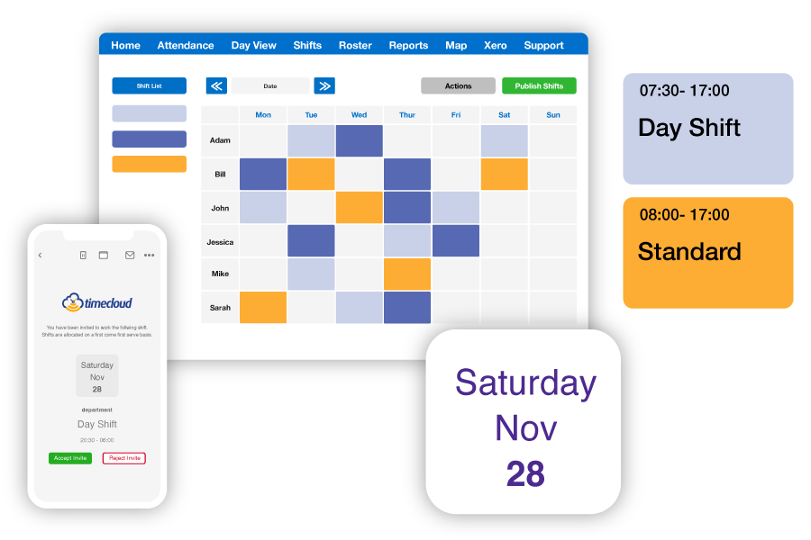 Staff Rostering Software Schedule Teams Effortlessly Timecloud