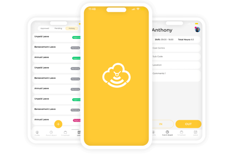 Time and Attendance Mobile App GPS clockin clockout