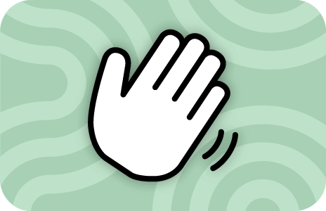 Hand waving image