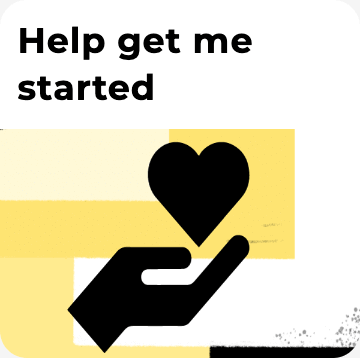 Help get me started button