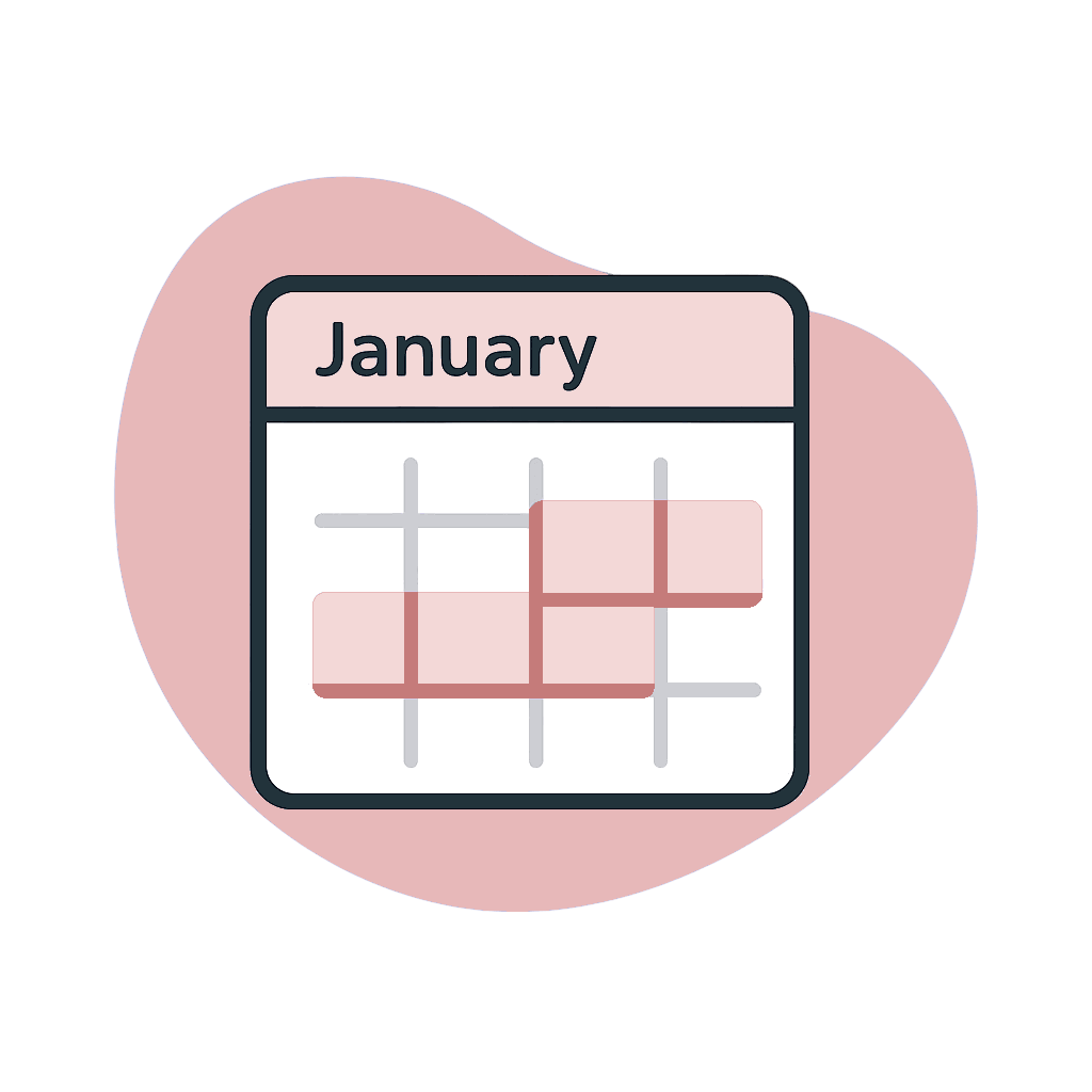 PTO Red Icon Timecloud Leave Management Icon