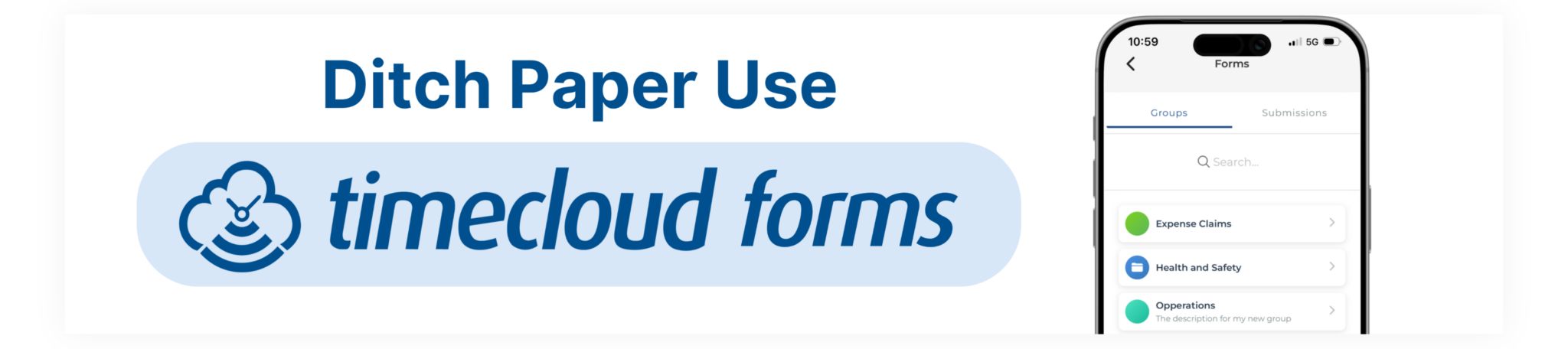 Timecloud digital forms and checklists hero banner