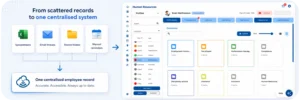 Moving employee records from spreadsheets, emails and shared folders into Timecloud HR